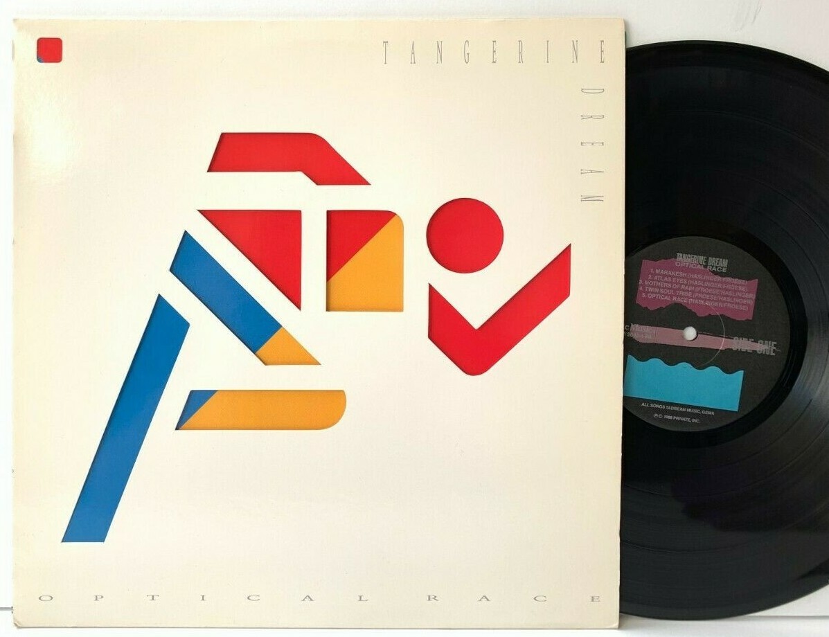 Tangerine Dream Optical Race Private Music 20421P Vintage Vinyl