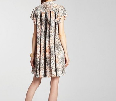 chinese dress ladies Lace Stripe Tie Back Top – BCBGMAXAZRIA main image 0