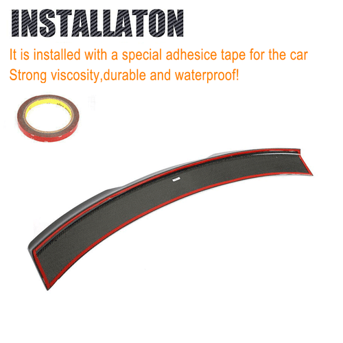 Fit For Ford Mustang Dark Horse 2024UP REAL CARBON Rear Trunk Spoiler Boot Wing  - Bild 10 von 12