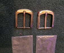 SALE - 5 - Silver and Gold Belt Buckles