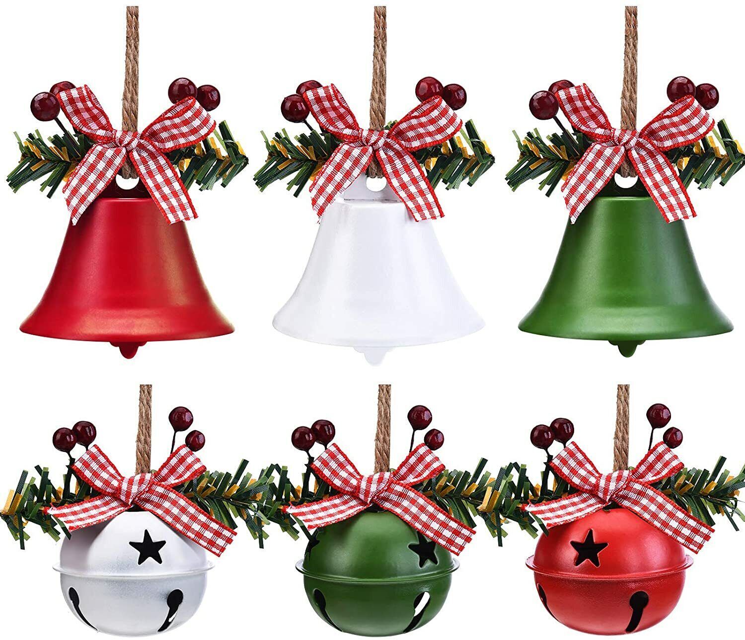 Christmas Jingle Bells Door Hanger Ornaments ,christmas Tree