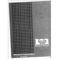 Marantz 2250b Stereo owner manual 37 pages Comb Bound Gloss cover
