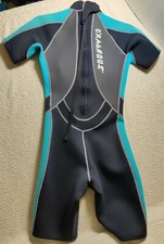 O'Rageous Neopreno Youth Size 8 Wetsuit Black Blue 313