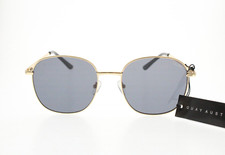 Quay Australia Gold Metal Jezabell 148 Sunglasses Grey Tint Lenses
