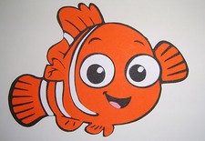 Finding Nemo Nemo Die Cut Paper Piecing Scrapbook Embellishment