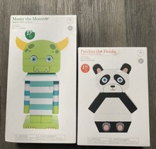 Manhattan Toy Magnetic Stacking Block Lot Of Two Monty And Patches New Very Rare