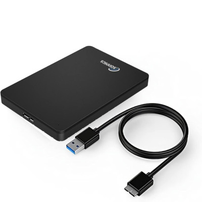 Sonnics 500GB schwarz externe tragbare Festplatte USB 3.0 kompatibel mit Windows