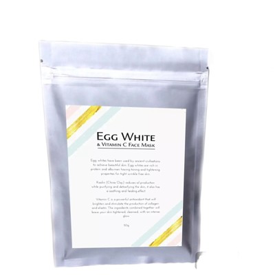 Pore Minimiser Mask with Egg Whites and Pure Vitamin C Brighten Refreshes Skin