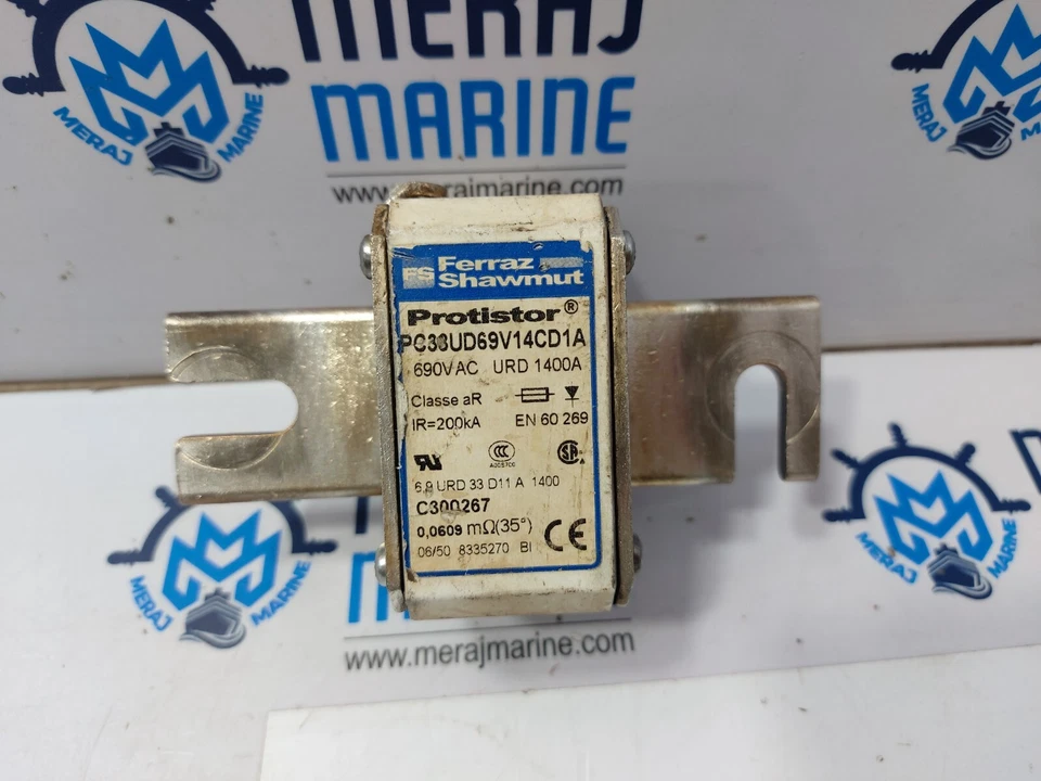 Ferraz Shawmut PC33UD69V14CD1A Protistor 690V AC URD 1400A - Image 2 of 4