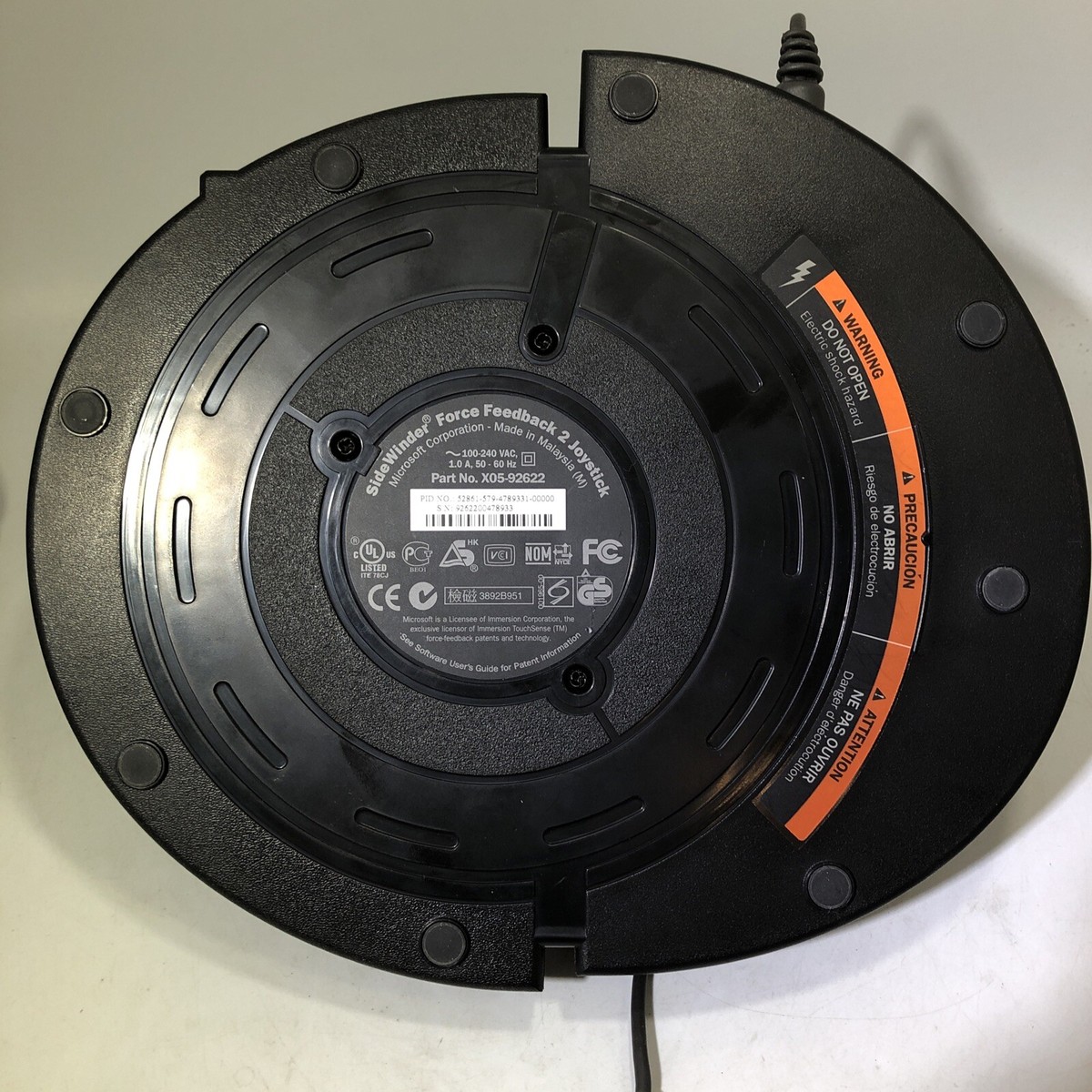 Microsoft SideWinder Force Feedback 2 (65600105) Joystick for sale