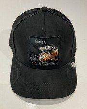 Goorin Bros The Farm The Suede Mamba Black Trucker Hat - New With Tag