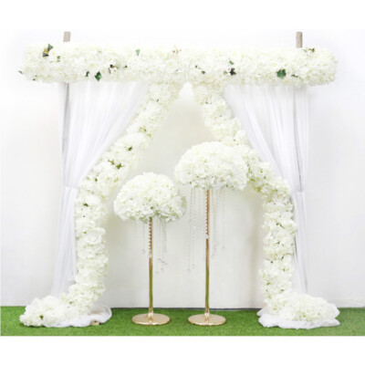 1M Künstlich Rose Blume Reihe Hochzeit Bogen Stage Wände Hintergrund Dekor 1 Pcs