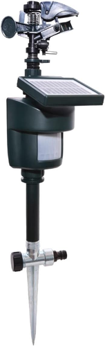 Lawn & Garden Sprinkler Timer, Blue Plastic Oscillating Sprinkler with Motion Se - Picture 2 of 9