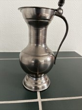 Zinnkrug mit Deckel, 16 cm hoch