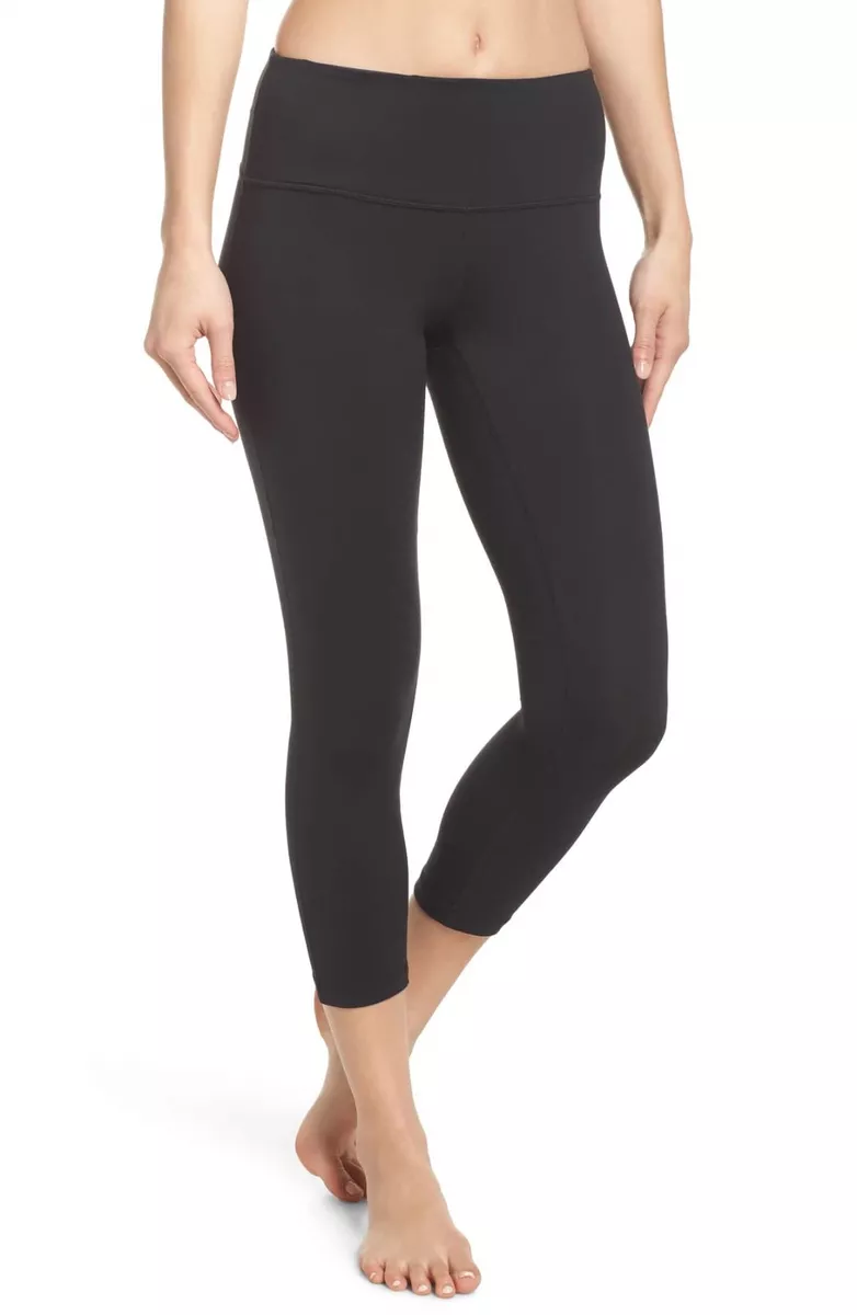 NEW Zella Live In Crop Leggings in Black - Size S #NA591