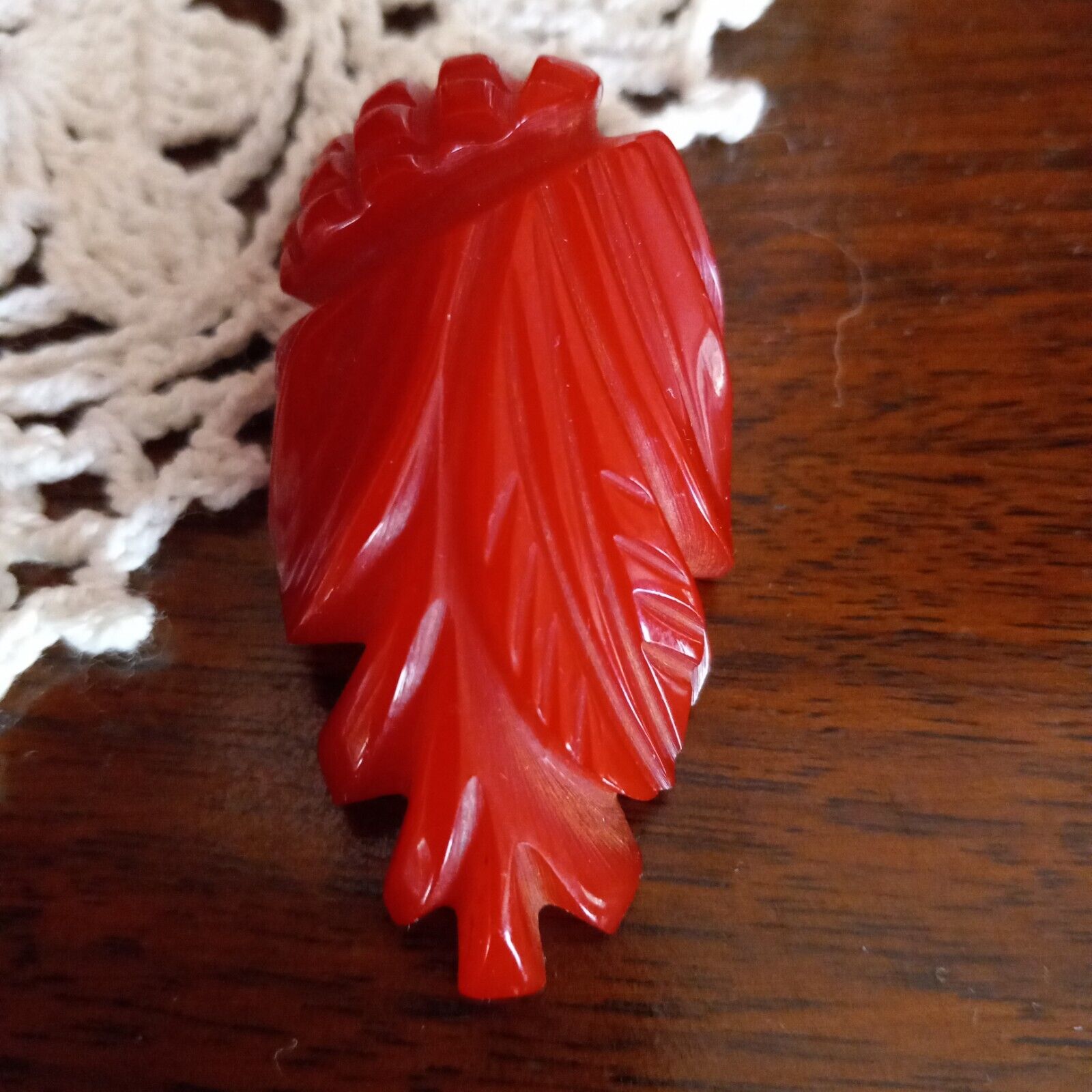 Vintage Bakelite Dress/Coat Clip - image 1