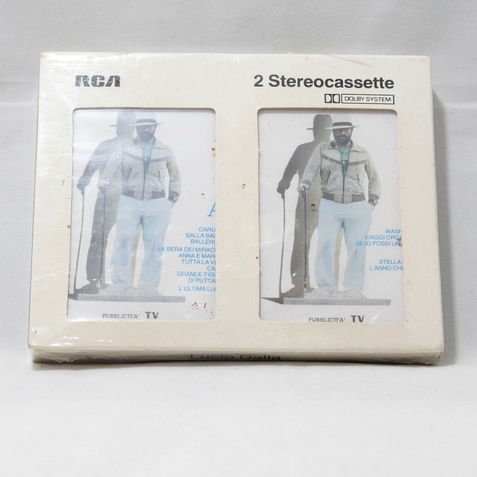 LUCIO DALLA Dallamericaruso 2 musicassette RARISSIME 1a EDIZIONE STADIO NUOVO