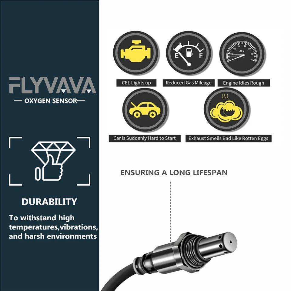 O2 Oxygen Sensor for Toyota Camry RAV4 Sienna Lexus RX350 Subaru Scion Upstream - Image 4 of 4