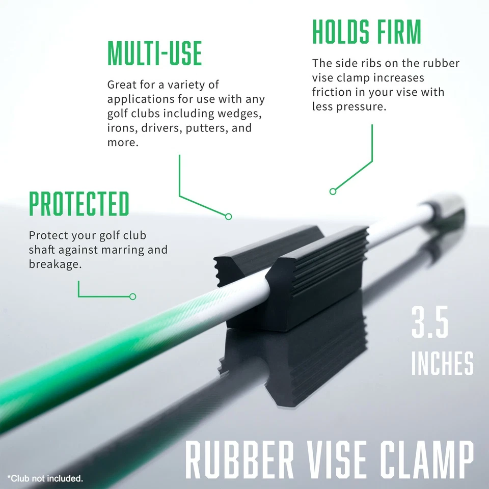 Golf Club GRIP KIT 30-(2"x10") Tape Strips, Vise Clamp, Solvent and Instructions - Image 4 of 4