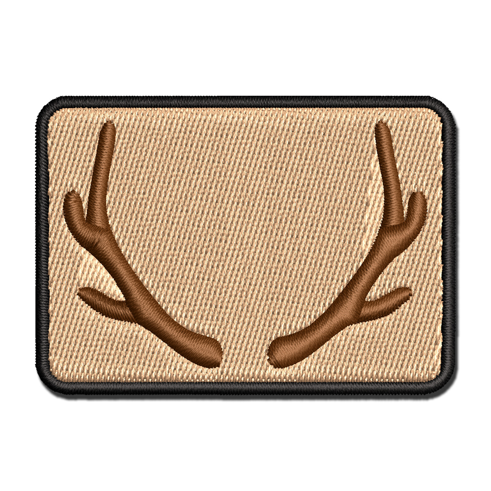 Colorful Deer Antlers Embroidered Iron-On Patch Applique for DIY Crafts
