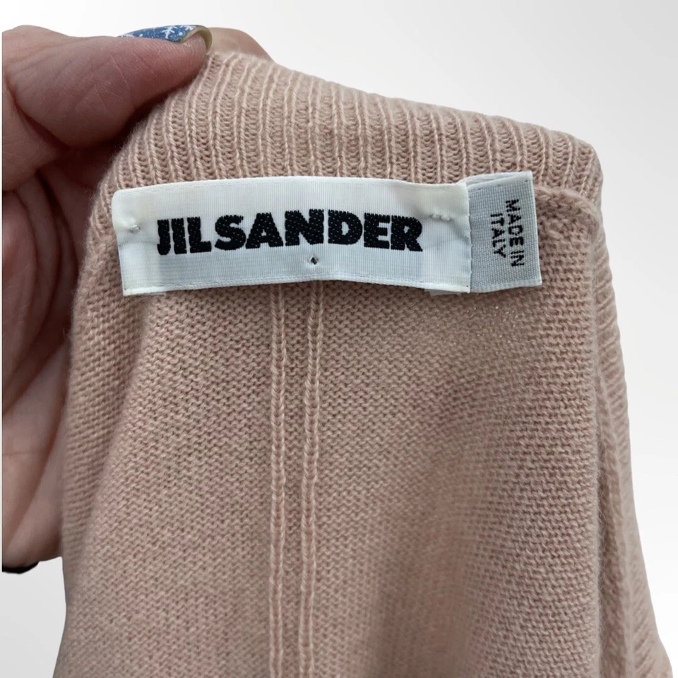 Suéter de cachemir cuello redondo Jil Sander en salmón talla 40 Foto 4 de 4