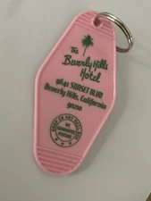 Pink Beverly Hills Hotel Keytag