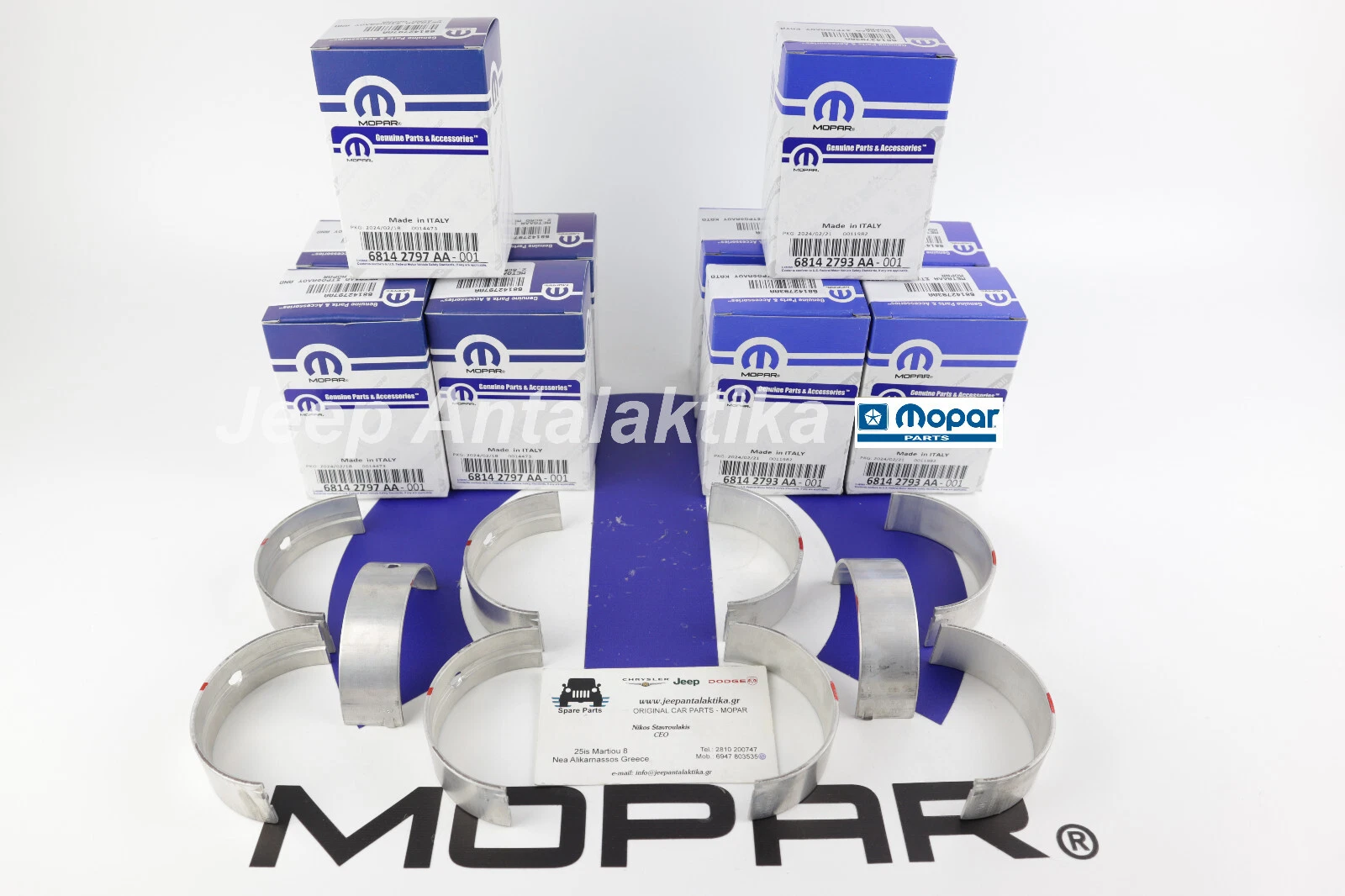 Main Bearing Kit Jeep Wrangler JK 2.8CRD 2007 - 2018 New Genuine Mopar