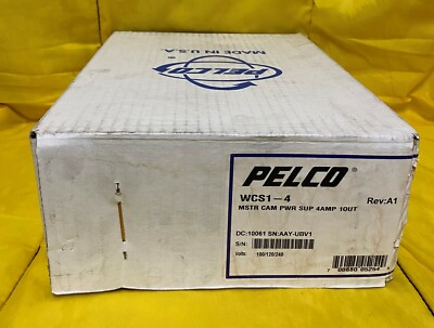 Pelco WCS1-4 Master Camera Power Supply 4amp 10out