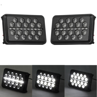  Eagle Lights 4'' x 6'' SLIM LINE Multi LED Projection Headlight 2 Pack High Beam