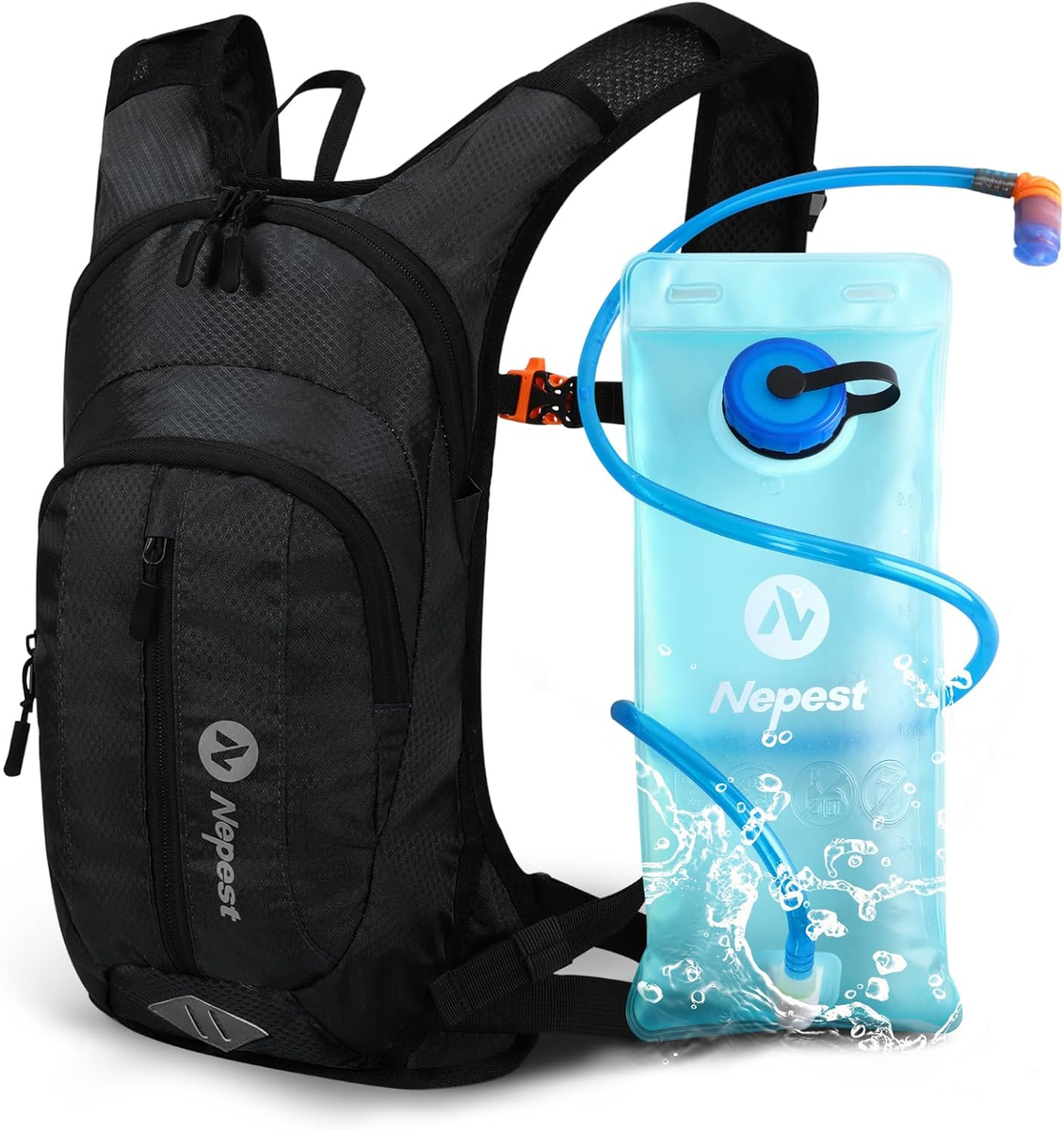 Mochila De Hidratacion Con Bolsa De Agua De Mochila 2L: Ideal Para