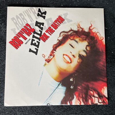 Rob'N'Raz Featuring Leila K - Rok The Nation - UK 12'' Single - Arista 1990 VGC+
