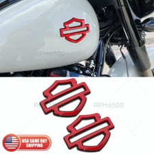 Harley CVO Custom Tank Logo Emblems, Gloss Re...