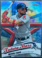 2020 Topps Chrome Michael Chavis Future Stars #FS-4 Boston Red Sox Insert RC