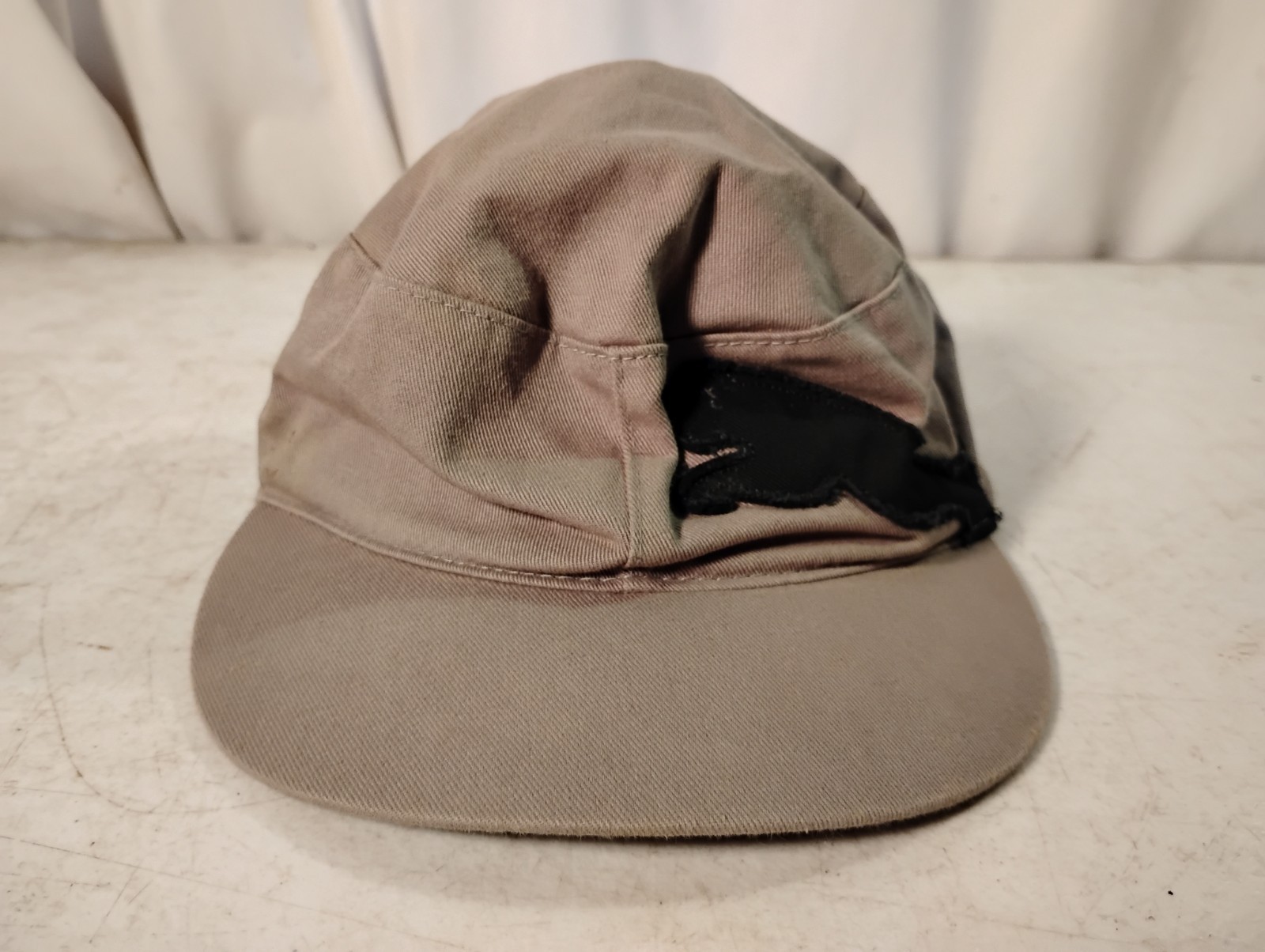 Puma Beige Hat Onesize Adjustable Distressed. - image 1