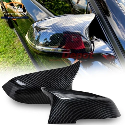 Carbon Fiber M5 Style Side Mirror Cover Cap for BMW F10 F11 F18 F01 LCI 2014-18