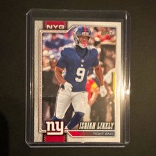 Topps 2024 Isaiah Likely #206 New York Giants NFL Football Rookie Card. rookie card picture