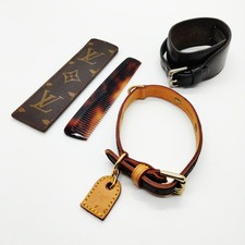 Louis Vuitton Bracelet Dog collar and others 3 set Brown Monogram 2289421