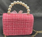 Girls Purse W/  Frilly Bow Options For A Hand Bag Or Crossbody Brand New — photo 3