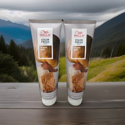 Wella Color Fresh Mask, 5 oz Carmel Glaze (2 Tubes)