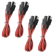 WMYCONGCONG 4 PCS SAE to Extension Cable Quick Disconnect Wire Harness... 