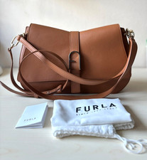 Borsa FURLA FLOW Top Handle L Pelle Nera - Come Nuova con Dustbag e Tracolla