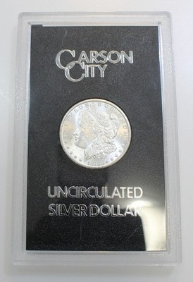 1883-CC $1 MORGAN SILVER ONE DOLLAR BOX & PAPERS INCLUDED