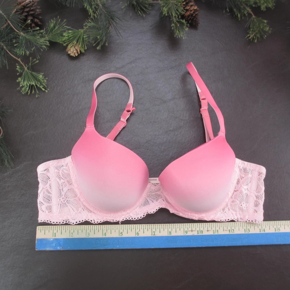 Sujetador No Boundaries para mujer 36B rosa ombre encaje con aros acolchado correas ajustables Foto 2 de 4