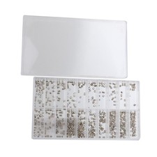 500Pcs/Set Assorted Mixed Size Watch Case Crown Tube Repair Replacement Part