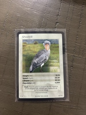 LIFE TCG Shoebill Bird Card 29/130 Regular English 2025