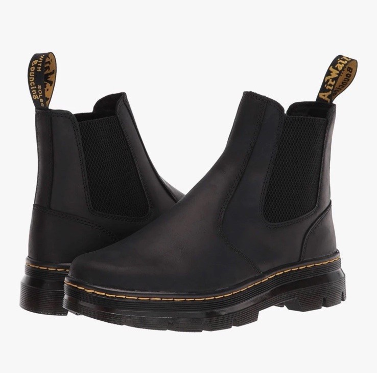 Dr. Martens Men\'s Embury Brown Leather Ambassador Chukka Boots Embury Ambassador Leather Chelsea Boot in Cashew | Dr. Martens main image 2