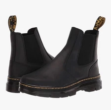 Dr. Martens EMBURY Dark Brown Lugged Sole Chukka Boots 25978207 Unisex New