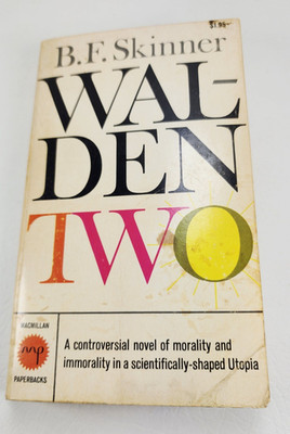 Walden Two By B.F. Skinner 1962 First Edition Paperback