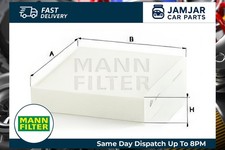 Image of MANN CU25001 Cabin Air Filter 248mm Length Fits Alpina B3 B4 D3 D4 BMW 1 Series