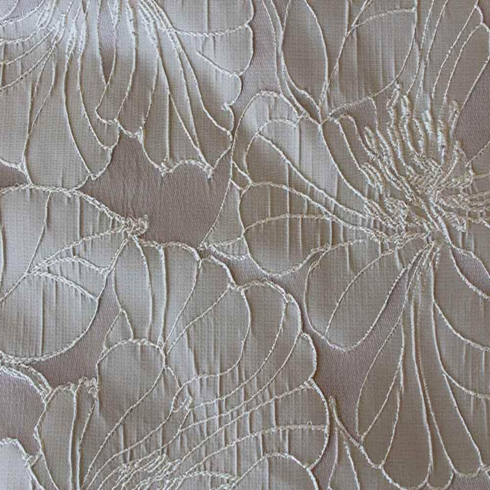 Silver Cambridge Floral Jacquard - Custom Tablecloths, Machine Washable